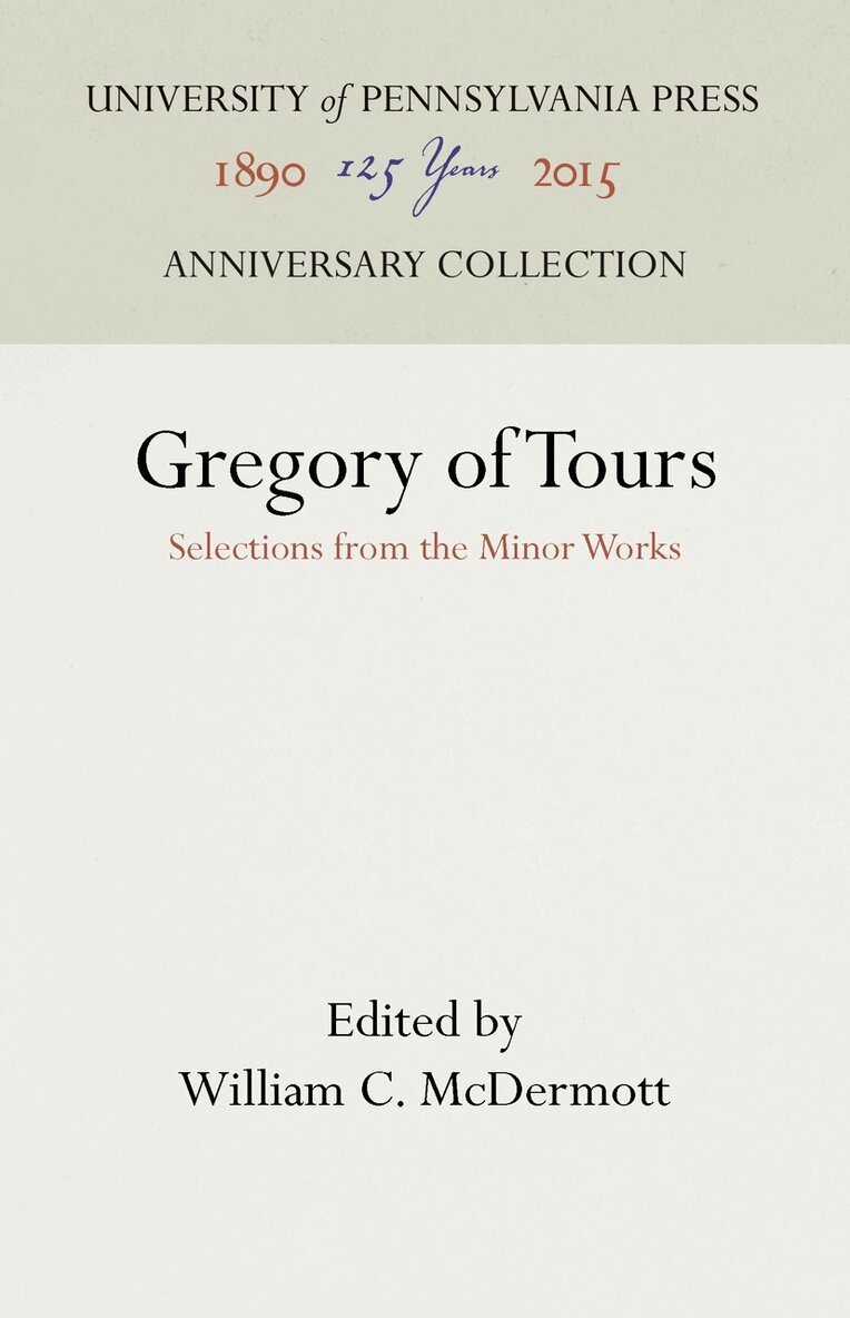 Gregory of Tours, E-bok