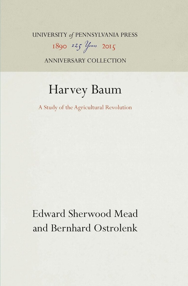 Edward Sherwood Mead, Bernhard Ostrolenk - Harvey Baum, E-bok