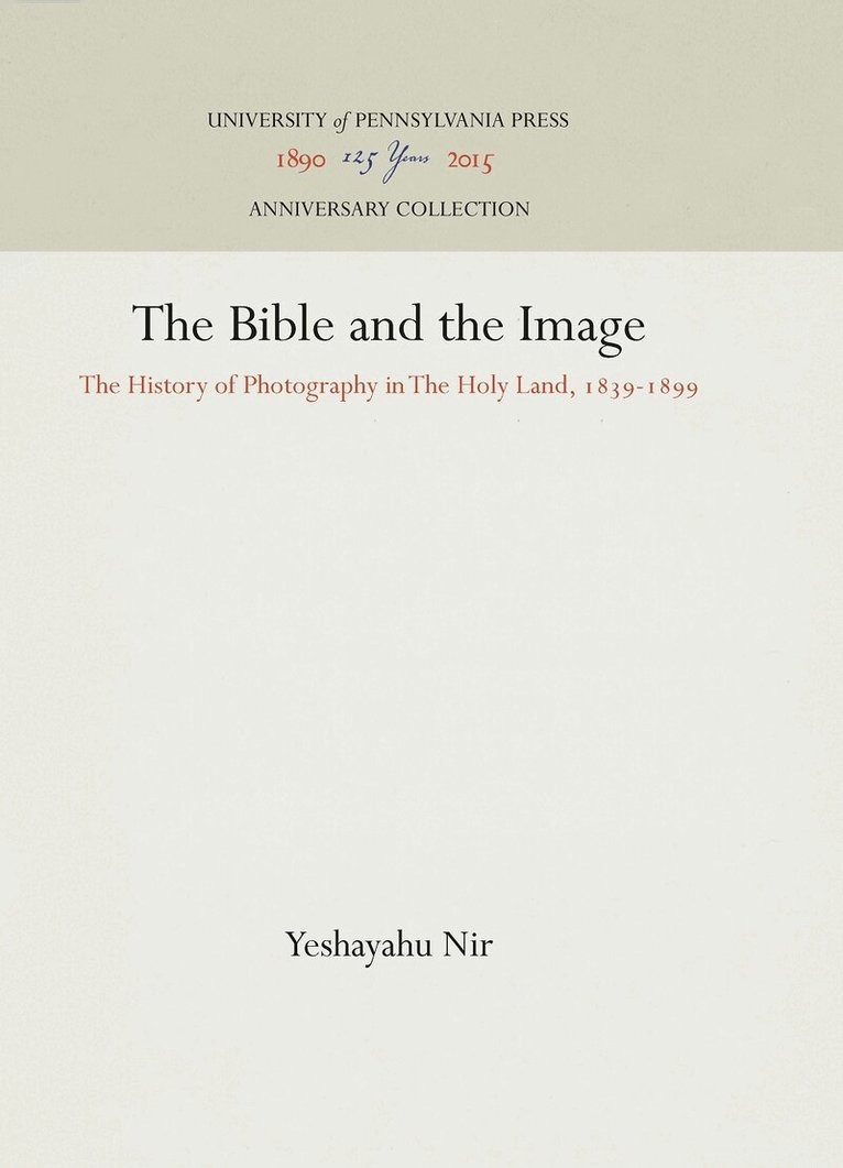 Yeshayahu Nir - Bible and the Image, E-bok