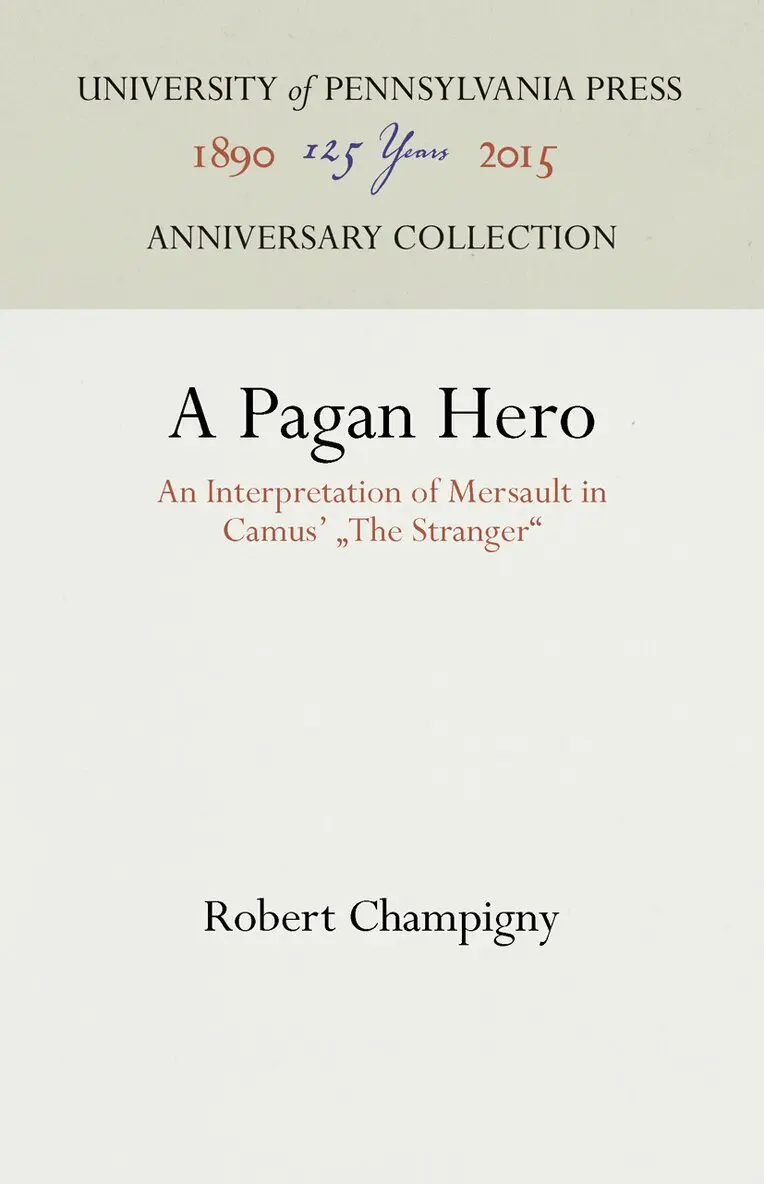 Robert Champigny - Pagan Hero, Inbunden. Tillgänglighet: Tillfälligt slut