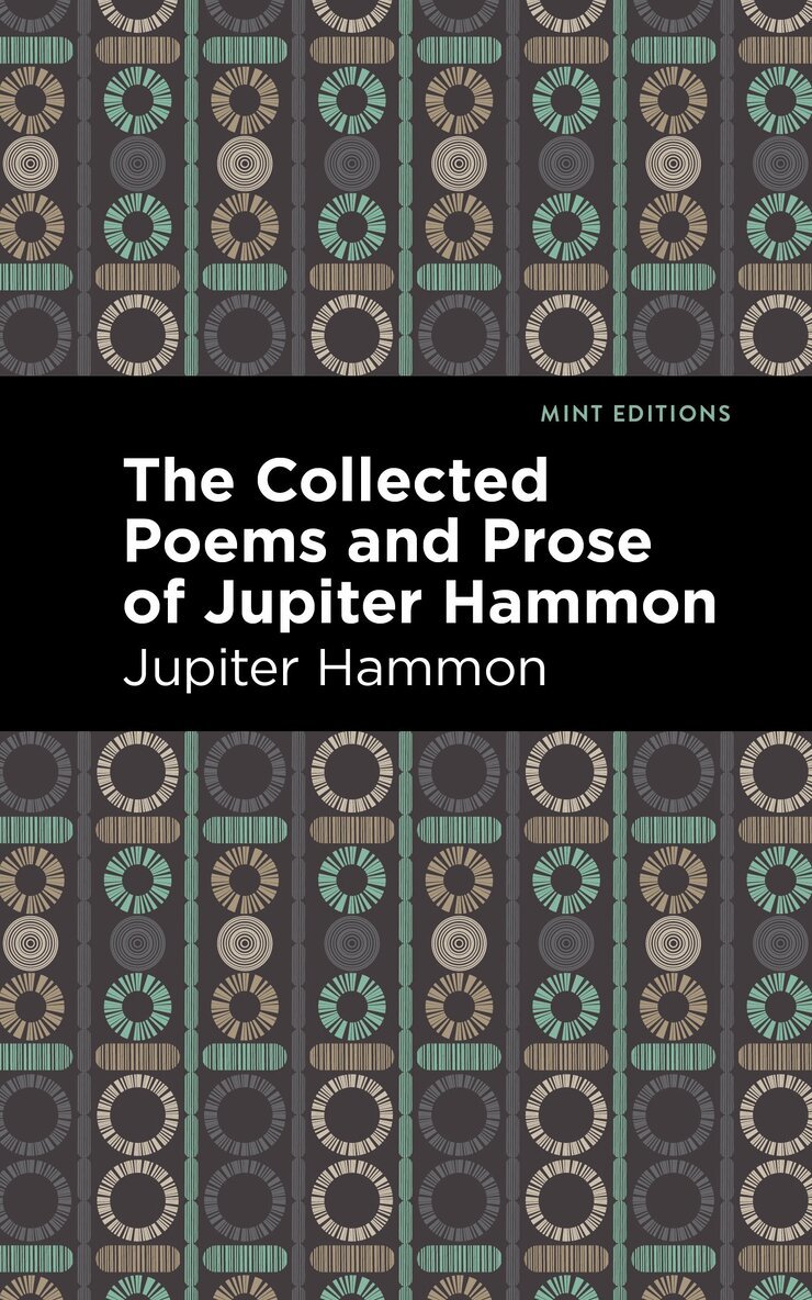 Jupiter Hammon - Collected Poems and Prose of Jupiter Hammon, Häftad