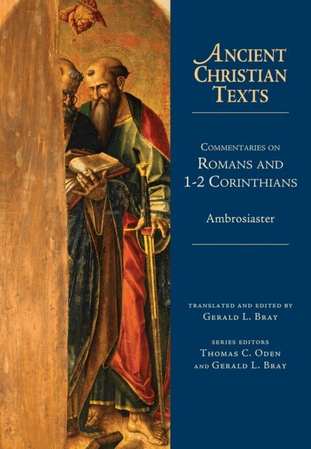 Ambrosiaster - Commentaries on Romans and 1-2 Corinthians, E-bok