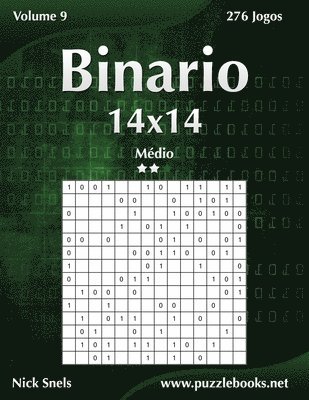 Binario 14x14 - Médio - Volume 9 - 276 Jogos