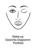 Make-Up Gesichts-Diagramm Portfolio