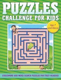 Puzzle Challenge for Kids: Crossword and Word Search Puzzles