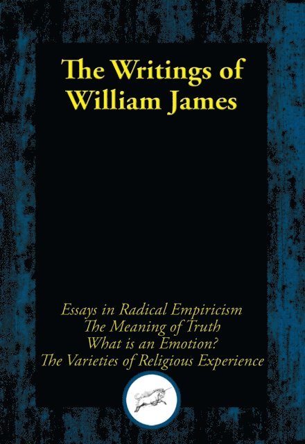 William James - Writings of William James, E-bok
