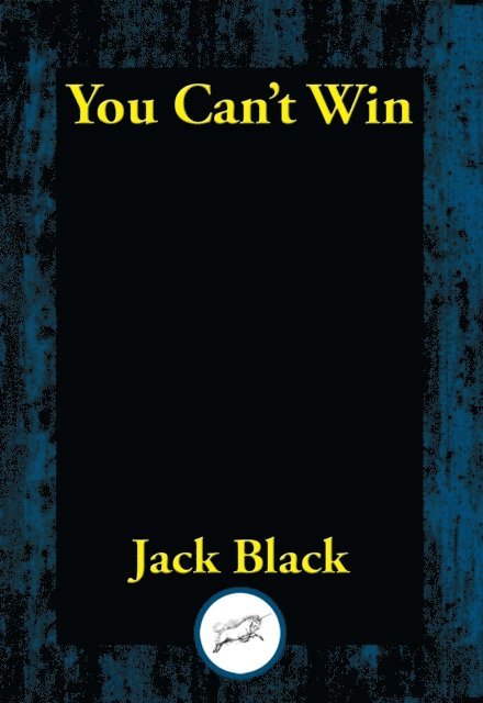 Jack Black - You Can't Win, E-bok