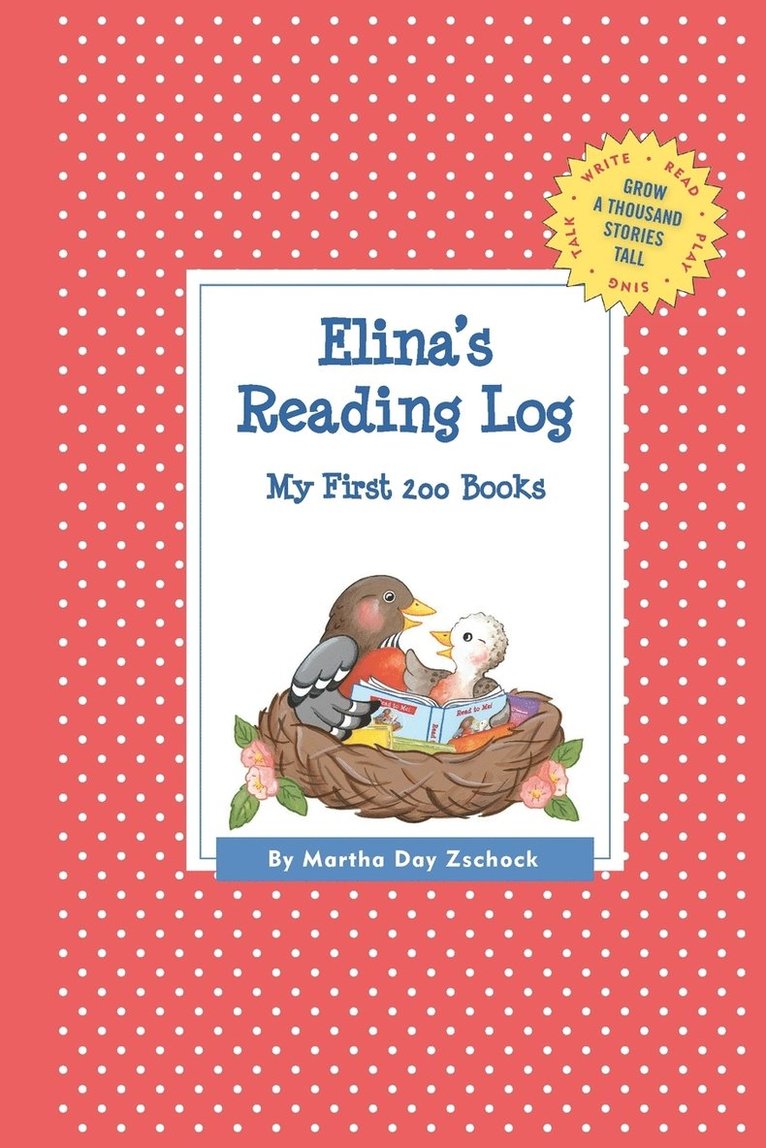 Martha Day Zschock - Elina's Reading Log, Häftad. Tillgänglighet: Lägg i varukorg