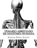 Temario Abreviado de Anatoma Humana