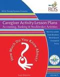 Caregiver Activity Lesson Plans: Accounting, Banking and Stockbroker Activities