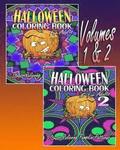 Halloween Coloring Book For Adults (Volumes 1 & 2): Stress-Relieving Pumpkin Patterns