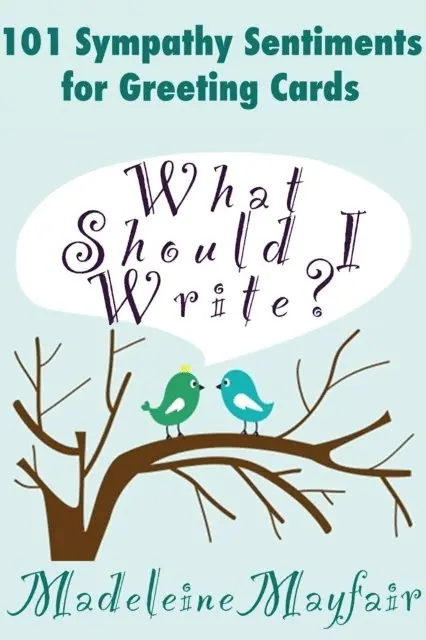 Madeleine Mayfair - What Should I Write? 101 Sympathy Sentiments for Greeting Cards, E-bok. Tillgänglighet: Lägg i varukorg