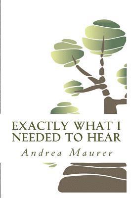 Andrea Maurer - Exactly What I Needed to Hear: 52 Messages to Help You Remember Who You Really Are, What You Really Want and What You're Really Capable Of, Häftad