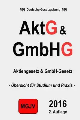 Redaktion M. G. J. V., Verlag M. G. J. V. - Aktg & Gmbhg: Aktiengesetz Und Gmbh-Gesetz, Häftad. Tillgänglighet: Lägg i varukorg