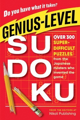 Nikoli Publishing - Genius-Level Sudoku, Häftad