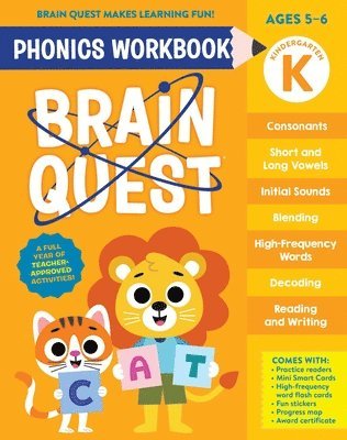 Workman Publishing, Workman Publishing - Brain Quest Phonics Workbook: Kindergarten, Häftad. Tillgänglighet: Lägg i varukorg
