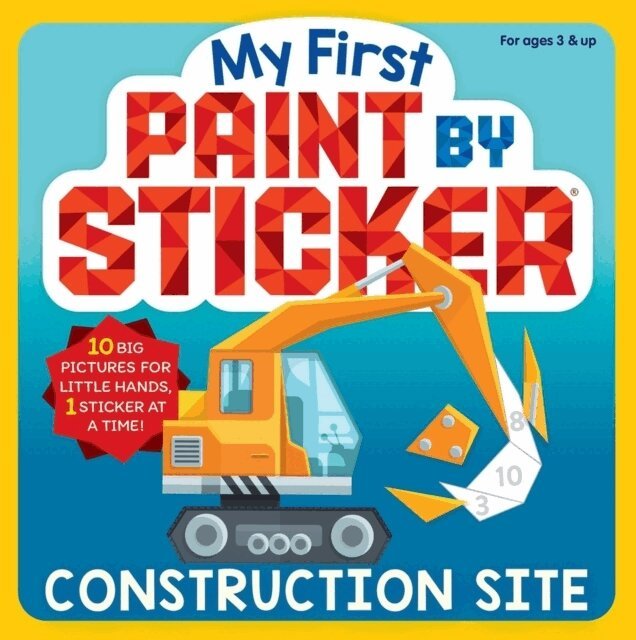 Workman Publishing - My First Paint by Sticker: Construction Site, Häftad. Tillgänglighet: Lägg i varukorg