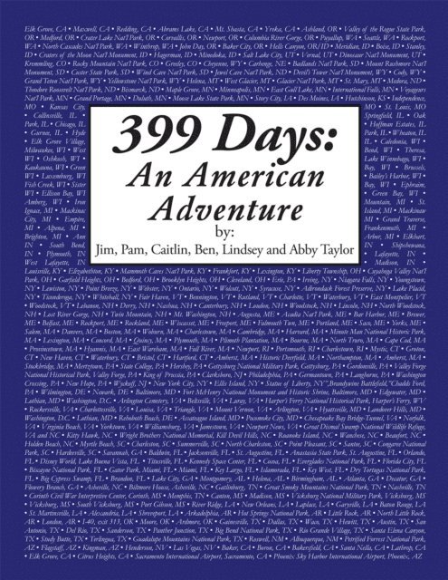 Abby Taylor, Lindsey Taylor, Ben Taylor, Caitlin Taylor, Pam Taylor, Jim Taylor - 399 Days, E-bok