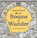 Johanna Basford 2024 Coloring Wall Calendar: Rooms of Wonder