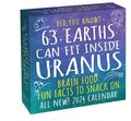 Did You Know? 2024 Day-To-Day Calendar: 63 Earths Can Fit Inside Uranus