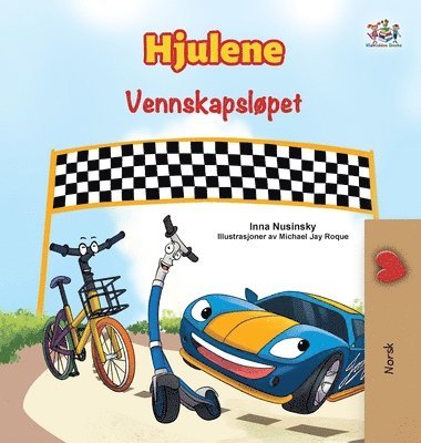 Kidkiddos Books, Inna Nusinsky - The Wheels - The Friendship Race (Norwegian Only), Inbunden