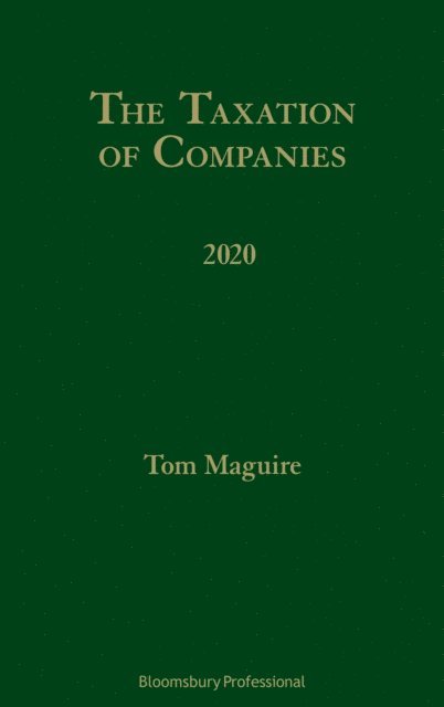 Tom Maguire - Taxation of Companies 2020, E-bok