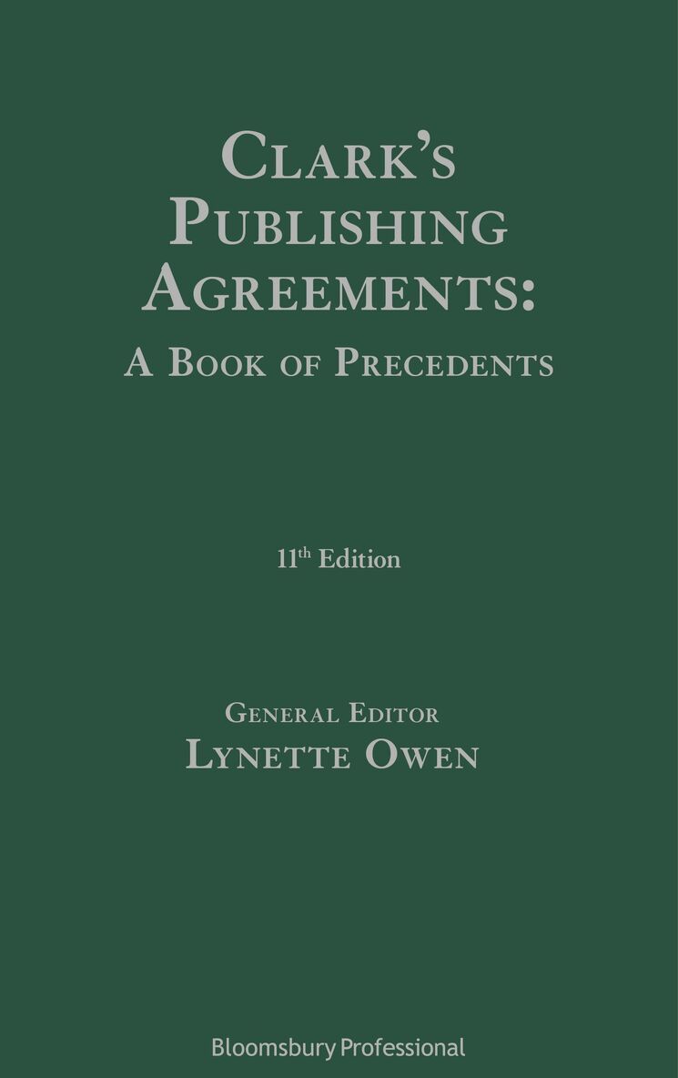 Lynette Owen - Clark's Publishing Agreements: A Book of Precedents, Inbunden. Tillgänglighet: Lägg i varukorg