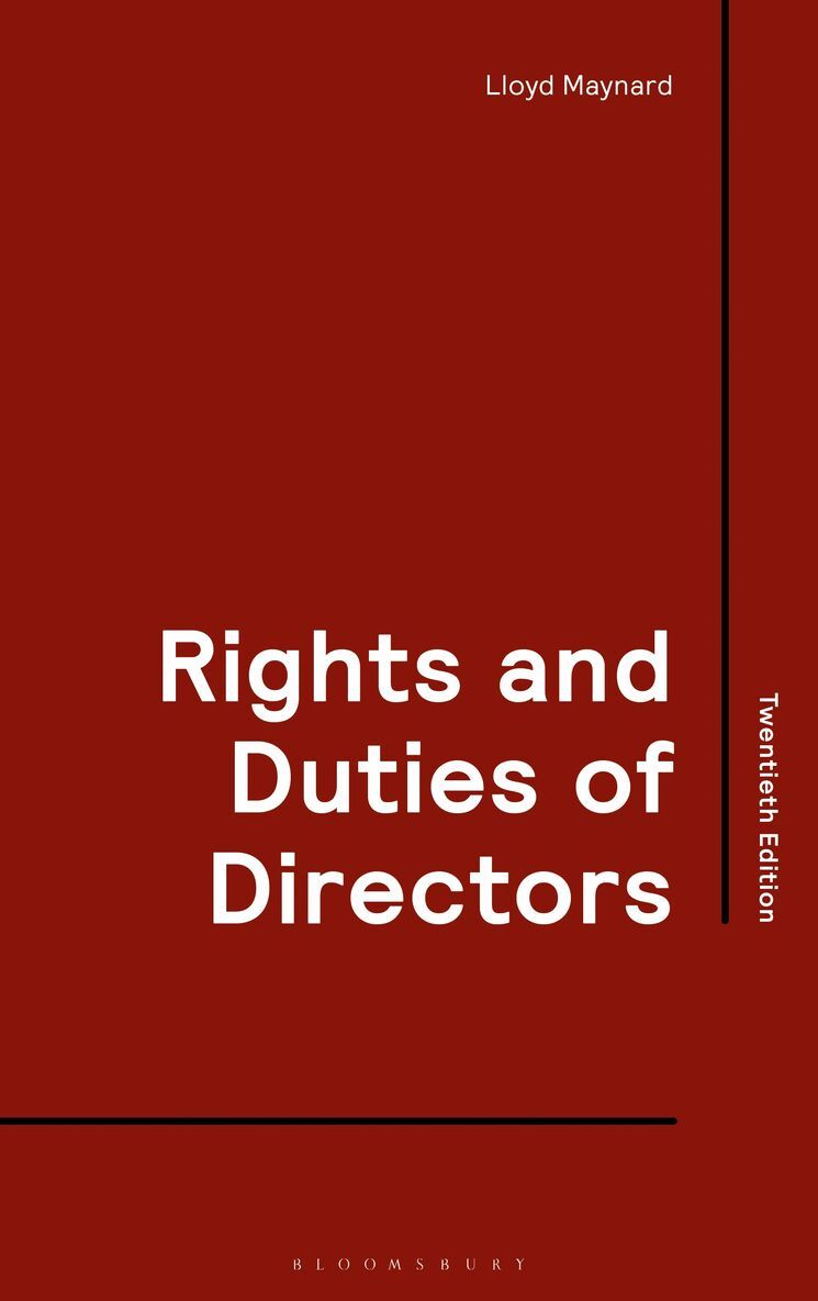 Lloyd Maynard - Rights and Duties of Directors, Häftad