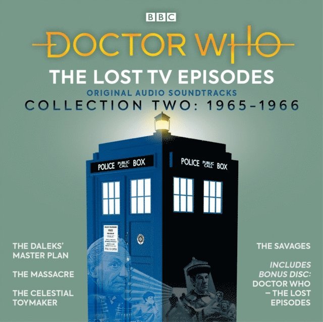 Ian Stuart Black, Gerry Davis, John Lucarotti, Dennis Spooner, Terry Nation - Doctor Who: The Lost TV Episodes Collection Two, Ljudbok