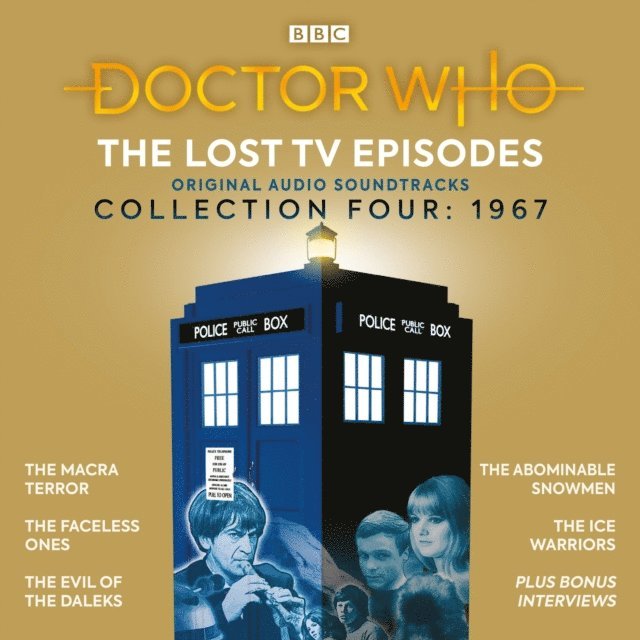 Brian Hayles, Mervyn Haisman & Henry Lincoln, David Whitaker, Malcolm Hulke, David Ellis, Ian Stuart Black - Doctor Who: The Lost TV Episodes Collection Four, Ljudbok