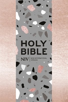 NIV Pocket Rose Gold Terrazzo Soft-tone Bible with Zip av New International Version, New International Version