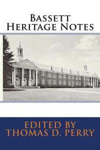 Thomas D. Perry, Thomas D. Perry - Bassett Heritage Notes, Häftad. Tillgänglighet: Lägg i varukorg