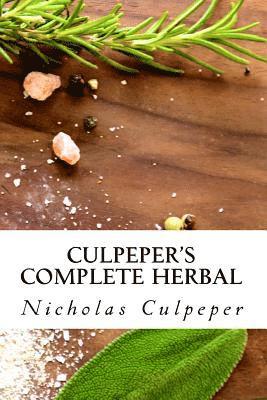 Nicholas Culpeper - Culpeper's Complete Herbal, Häftad. Tillgänglighet: Lägg i varukorg
