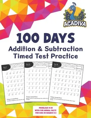 Acadiva - 100 Days of Addition and Subtraction Timed Test Practice (0-20), Häftad. Tillgänglighet: Lägg i varukorg