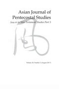 Asian Journal of Pentecostal Studies, Volume 20, Number 2