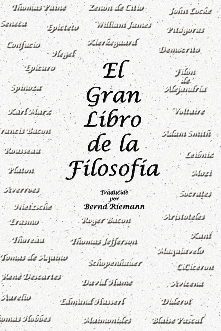 Autores Varios - Gran Libro de la Filosofía, Häftad