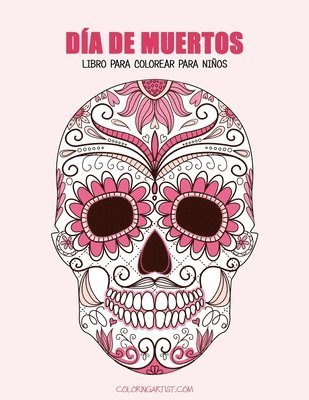 Día de Muertos libro para colorear para niños 1