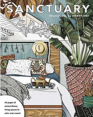 Amber Day - Sanctuary: Living Spaces Coloring Book, Häftad. Tillgänglighet: Lägg i varukorg