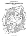 Livro para Colorir de Mamiferos Marinhos para Adultos 1