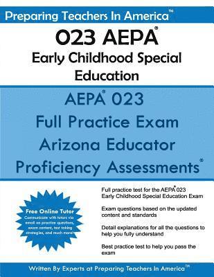 Preparing Teachers in America - AEPA 023 Early Childhood Special Education: Arizona Educator Proficiency Assessments, Häftad. Tillgänglighet: Lägg i varukorg