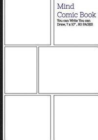 Mind Comic Book - 6 Panel,7"x10", 80 Pages, Make Your Own Comic Books