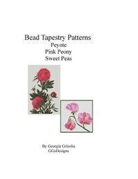 Bead Tapestry Patterns Peyote pink peony sweet peas