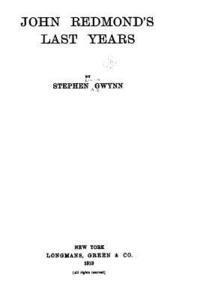 Stephen Gwynn - John Redmond's Last Years, Häftad. Tillgänglighet: Tillfälligt slut