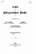 Archiv fur burgerliches Recht