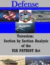 The Library of Congress, Penny Hill Press - Terrorism: Section by Section Analysis of the USA PATRIOT Act, Häftad