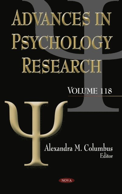 Alexandra M. Columbus - Advances in Psychology Research. Volume 118, E-bok