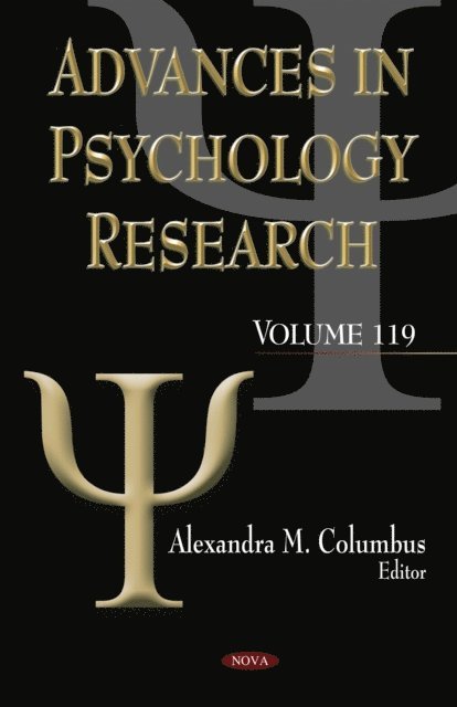 Alexandra M. Columbus - Advances in Psychology Research. Volume 119, E-bok