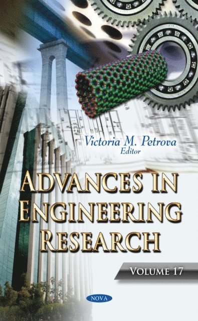 Victoria M Petrova - Advances in Engineering Research. Volume 17, E-bok