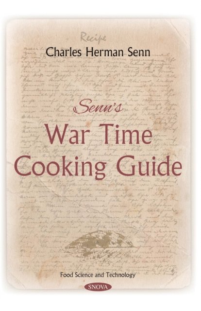 C. Herman Senn - Senn's War Time Cooking Guide, E-bok