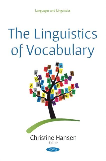 Christine Hansen - Linguistics of Vocabulary, E-bok